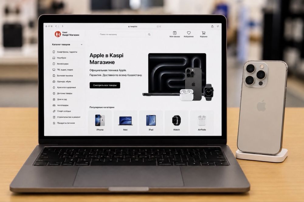 Продам Тоо Kaspi pay с доступом Apple