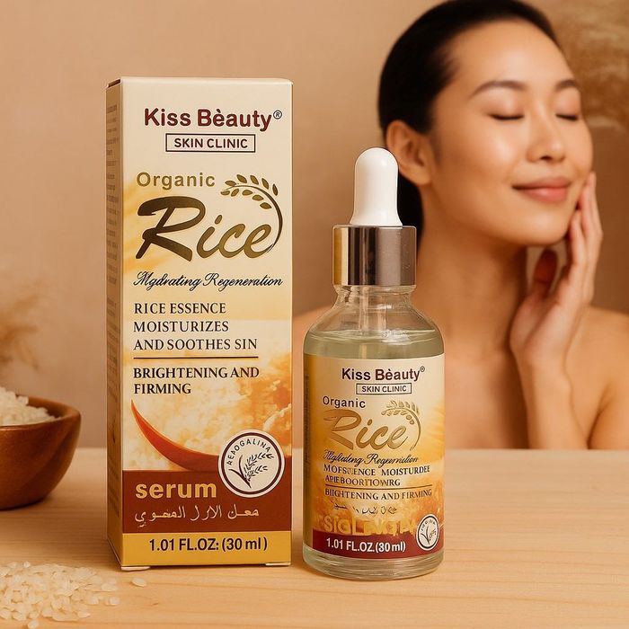 Органичен серум с оризова есенция Kiss Beauty Rice Serum