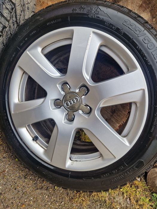 Джанти със зимни гуми за Ауди 225/50/17