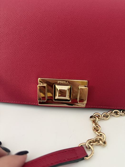 Geanta Furla roz inchis - zmeuriu