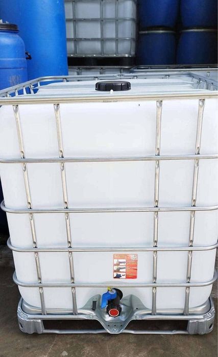 Бидон 1 тон 1000литра съд за вода ibc контейнет за течности хранителни