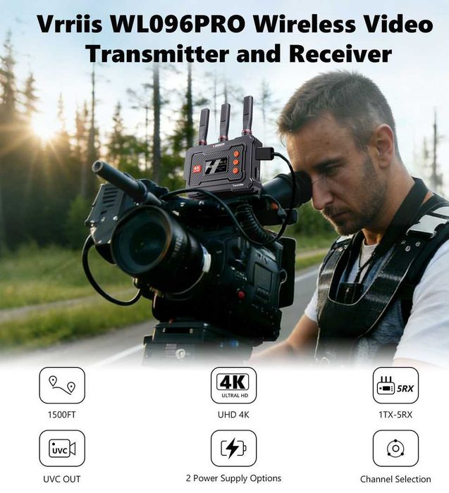 Видеосендер VRRIIS WL096Pro (ULTRA 4K - 30Hz)