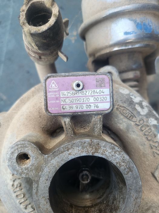 Турбокомпресор Turbo Nissan Qashqai /June  1.5 Dci 2010 - 2013 110CP