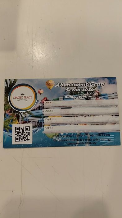 Abonament Sezon Vara 2026