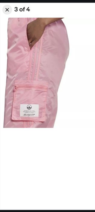 Adidas utility nylon pants pink