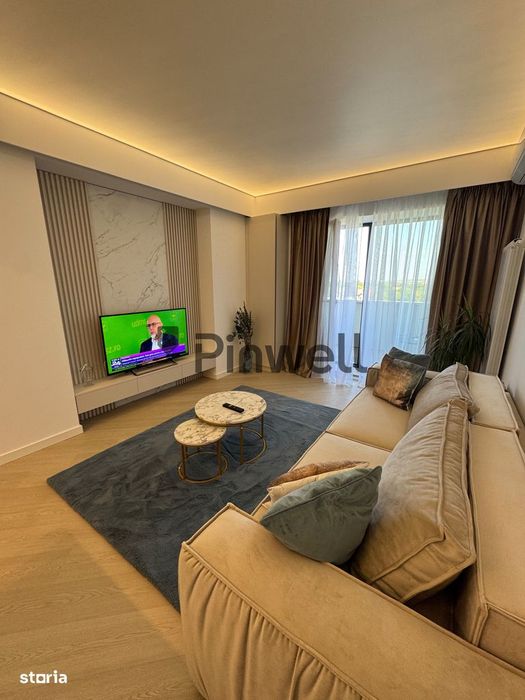 Apartament elegant 2 camere de închiriat Cortina North | Vedere libera