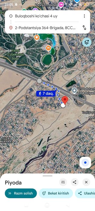 Yashnabod tumani arzon uchaska sotiladi 6 sutik