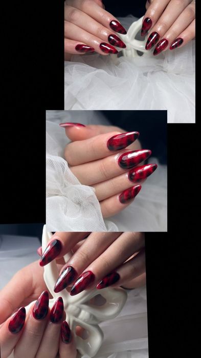 Unghi gel, oja semi cu apex.