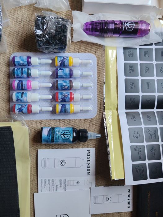 Kit Tatuaje / Tattoo Kit / kit pentru tatuat - tattoo pen Poseidon