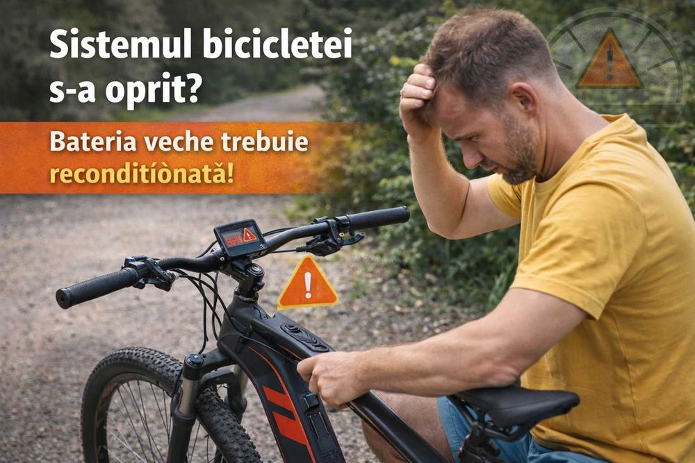 Bateria Bicicletei nu mai ține? Reparații rapide & garanție