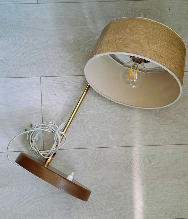 Lampa veioza Elvetia pt birou Frits Muller Temde Leuchten anii 60