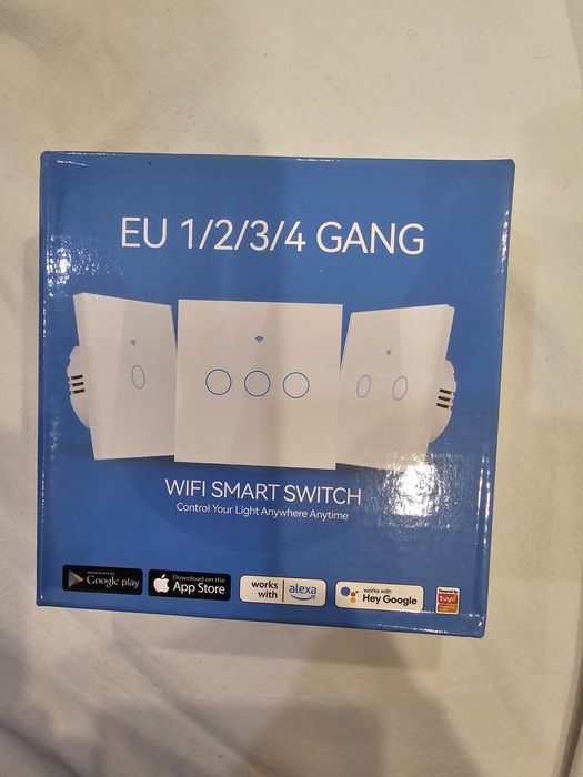Умный выключатель включатель Tuya с Алисой WI FI, сенсорный
