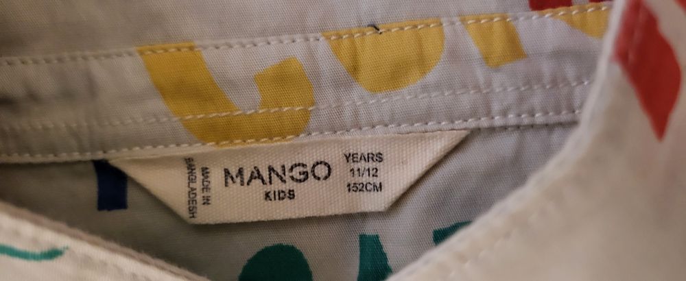 Vand cămăși vară băieți 11-12 ani Mango și Zara