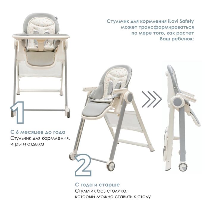 Детский стул для кормления iLovi Safety