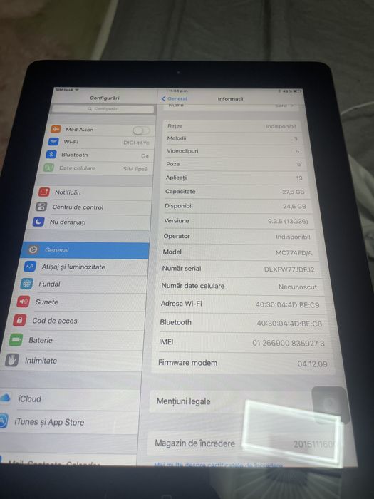Ipad apple generatia 3 32 gb