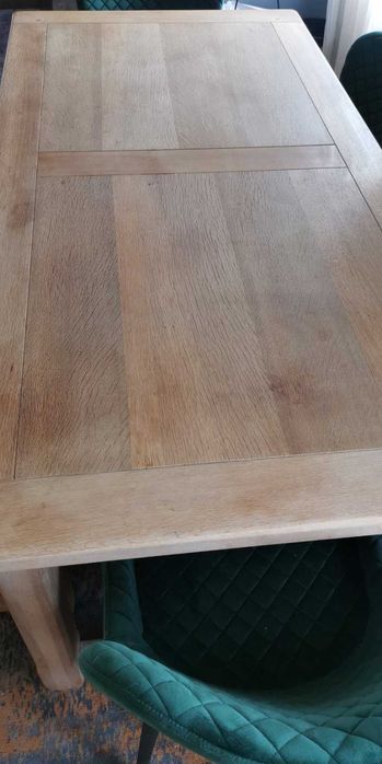 Трапезна маса от масивно дърво Италянска в комплект с пейка 180/90/75