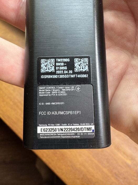 Оригинальный пульт от телевизора samsung