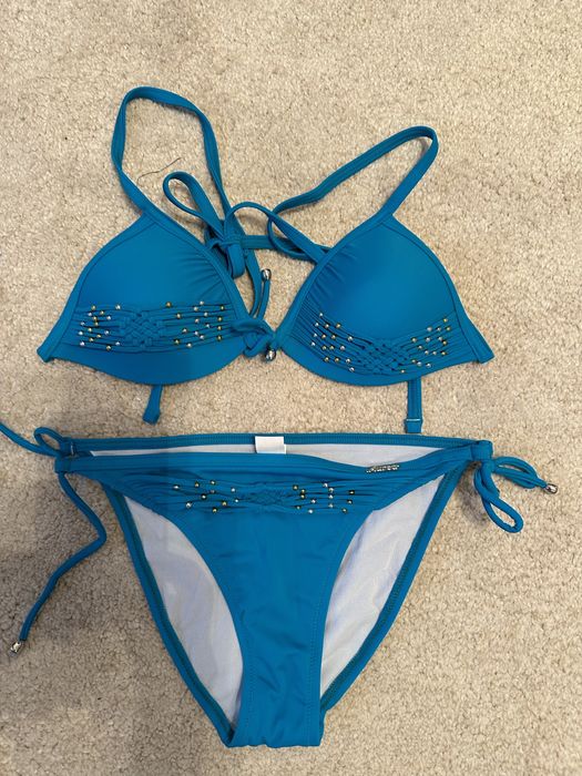 Купальник цвет бирюза , р 44 новый