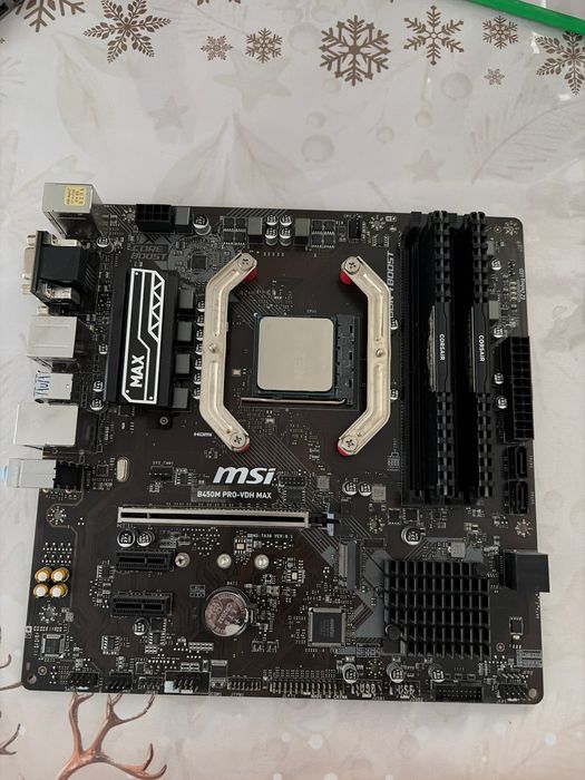 Процессор Ryzen 7 5700x материнская плата AM4 16 gb