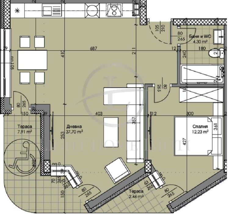 Продава се Двустаен апартамент в Пловдив, Христо Смирненски - 97 кв.м за 1620 €/кв.м - Снимка #4