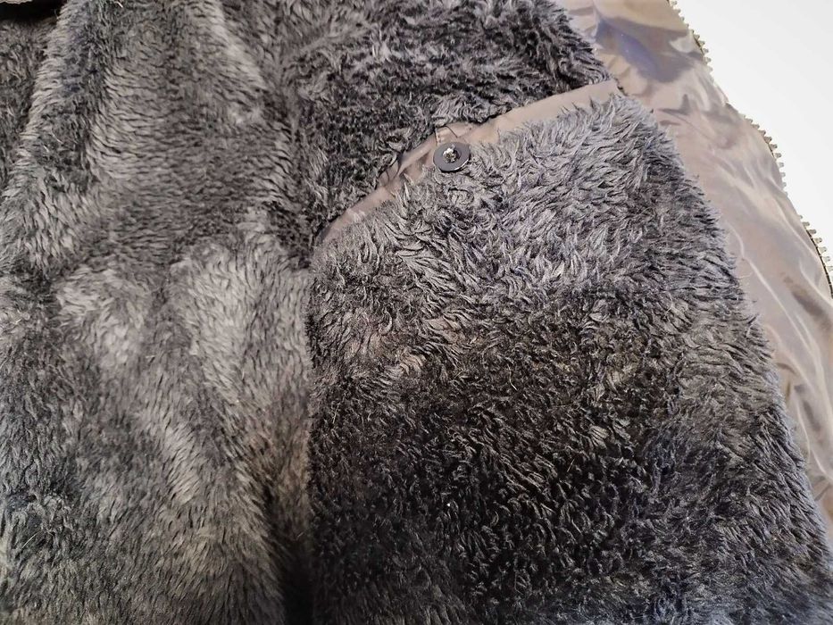 Мъжко пухкаво зимно яке с качулка, размер XL