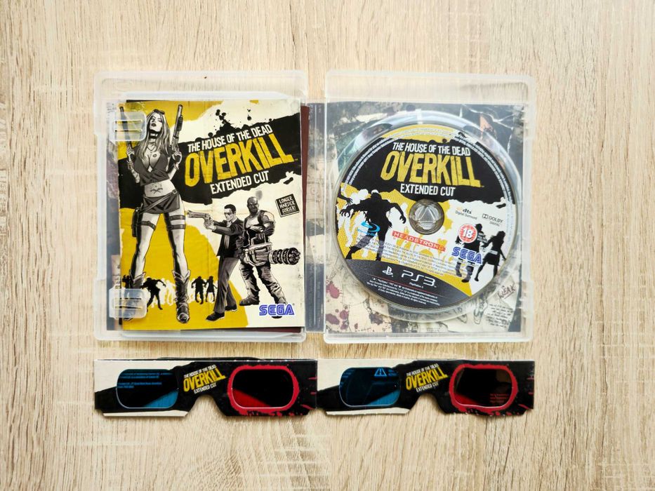 House of the Dead OVERKILL Extended Cut+3D очила PlayStation 3 PS3 ПС3