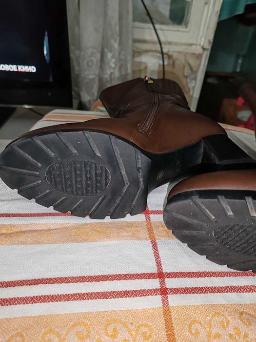 Сапоги женские зимние, цвет шоколад