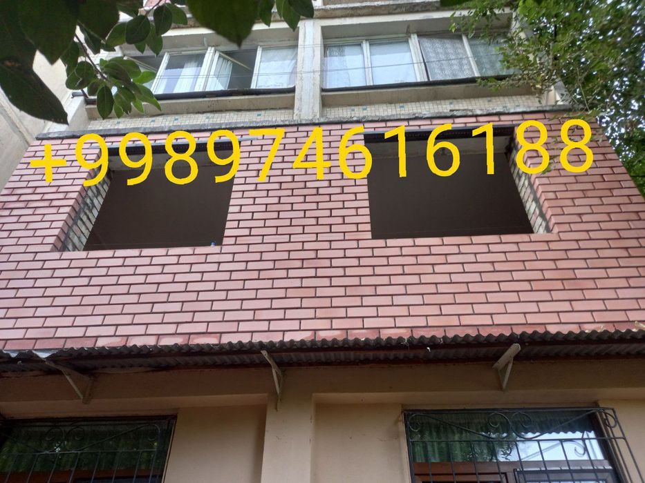 Кладка Балкона Balkonga Gisht teramiz24/7