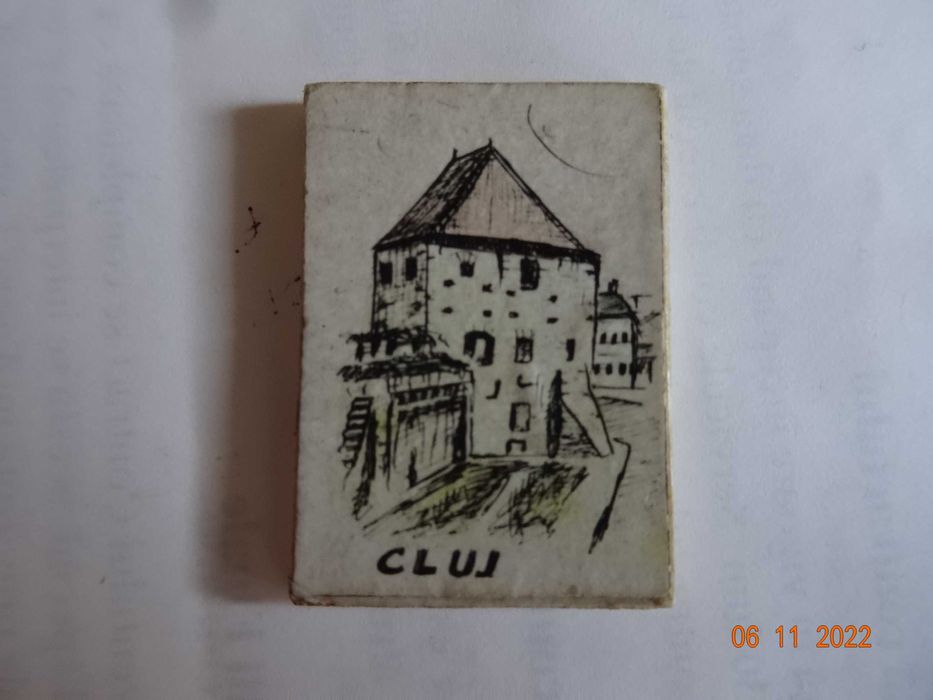 Scrumiera pictata"Hotel Cluj-Napoca+ placheta -Cluj