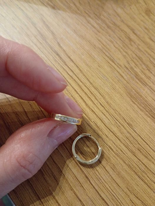 Детски златни обеци