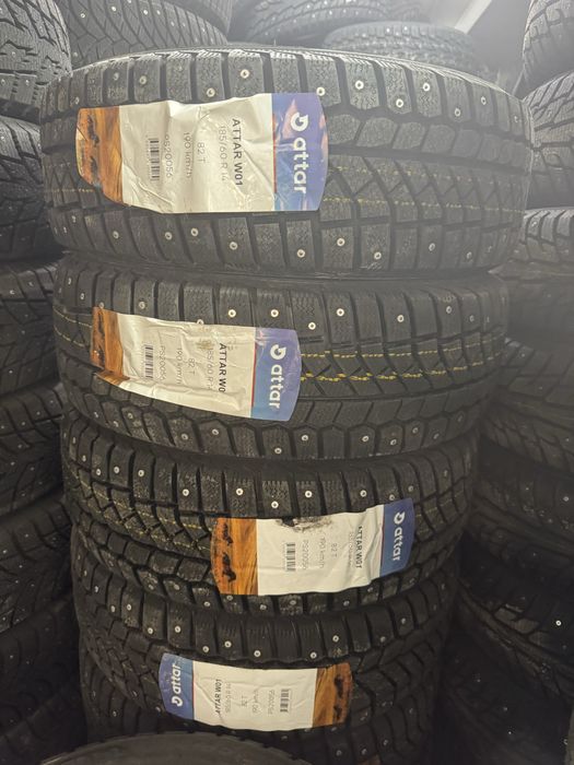 Шины новые шипы зима 185/60 R14 донгелек