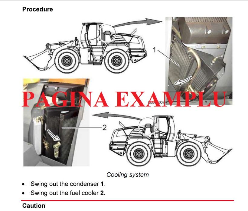Manual service Liebherr L544 L554 L564 L574 L580 2plus2 vola incarcato