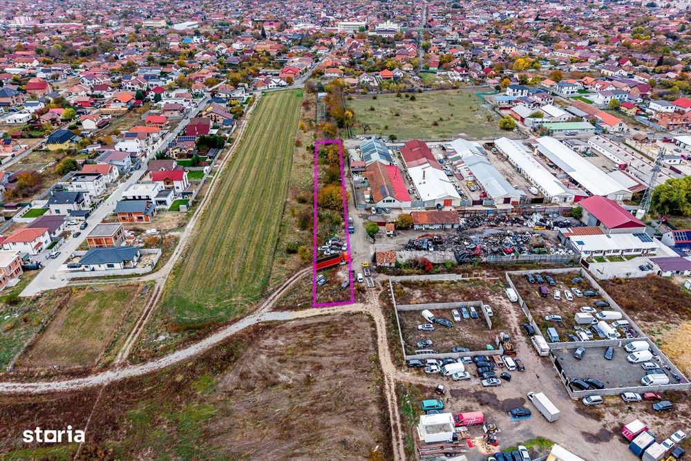 Teren de 2500 mp cu posibilitate de parcelare în Bujac Arad