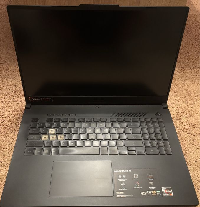 Asus TUF A17, 3070 8GB, Ryzen 7 6800H pana la 4.7 GhZ Turbo, 32GB DDR5, 3 TB SSD