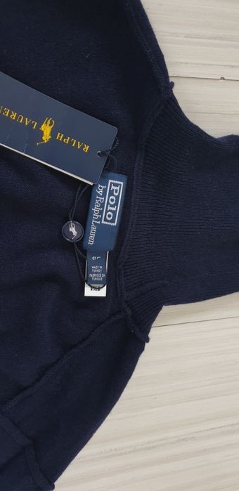 POLO Ralph Lauren Bear Wool /  L НОВО! ОРИГИНАЛ! Мъжки Пуловер Поло!