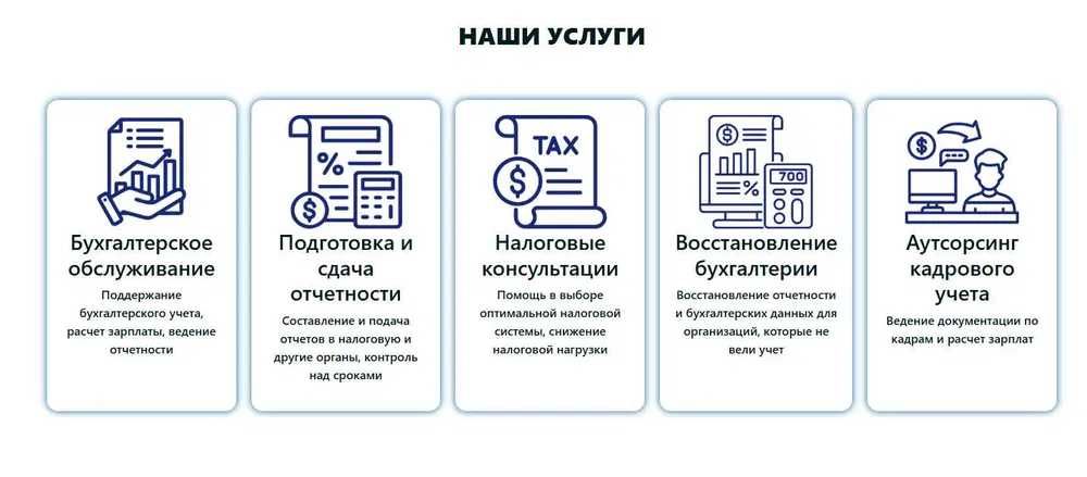 Профессиональные бухгалтерские услуги для вашего бизнеса