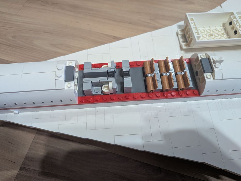 Лего самолет Concorde
