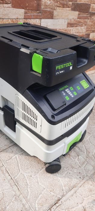 Прахосмукачка  Festool CTL MINI I Контакт Тупалка Отлично състояние като нова Дърводелство
