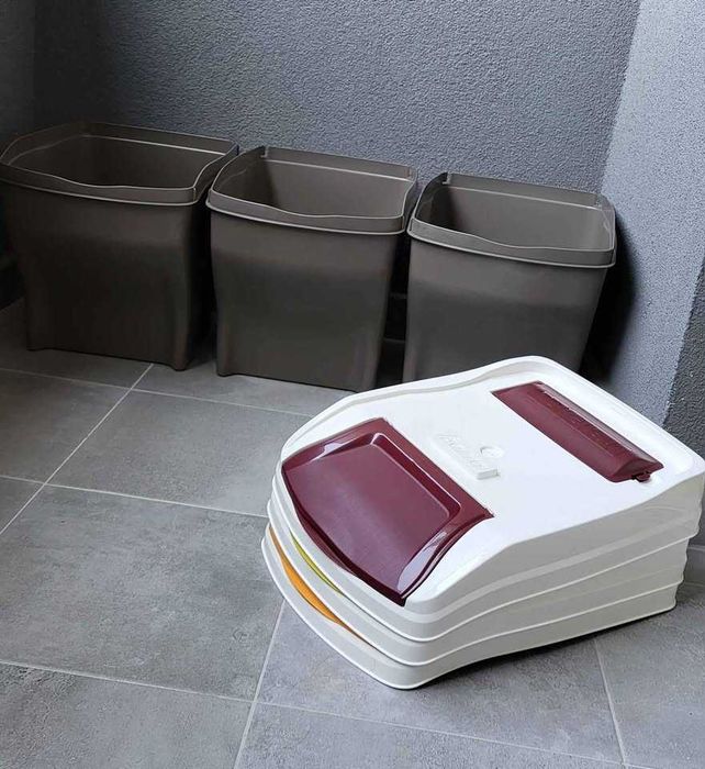 set de 3 cosuri de gunoi