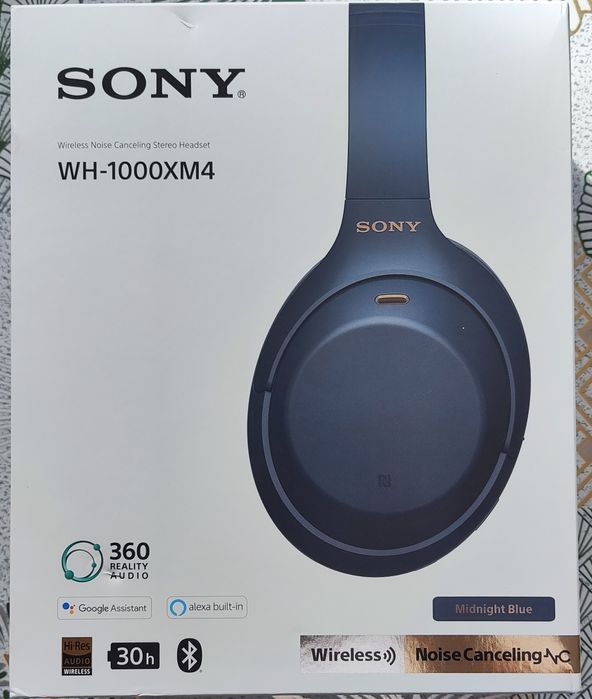 Sony WH-1000 XM4 Midnight Blue