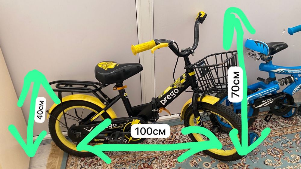 Велосипед сатылады 4-5-6 жасқа арналған