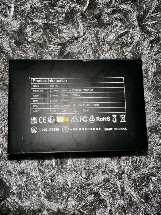Mini PC NOU Intel Core i9-8950HK, 16GB RAM, Windows 11 Pro - Full Box