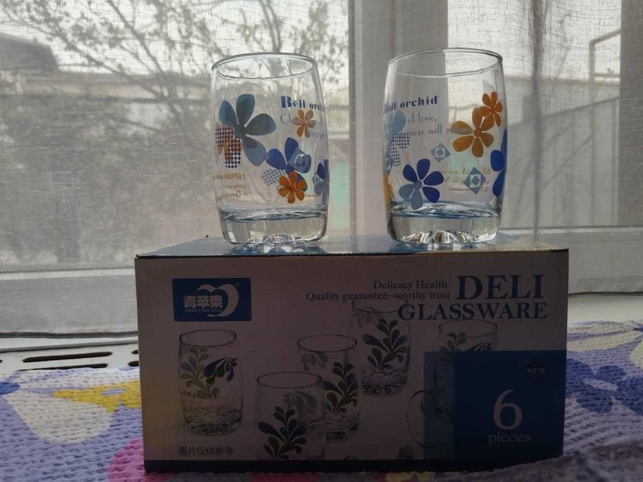 Продам  бокалы стекло