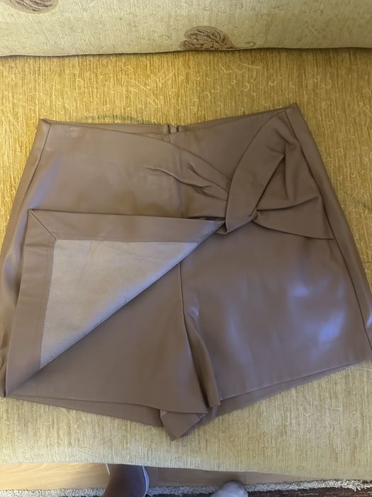 Fusta pantalon piele ecologica superba noua marime S