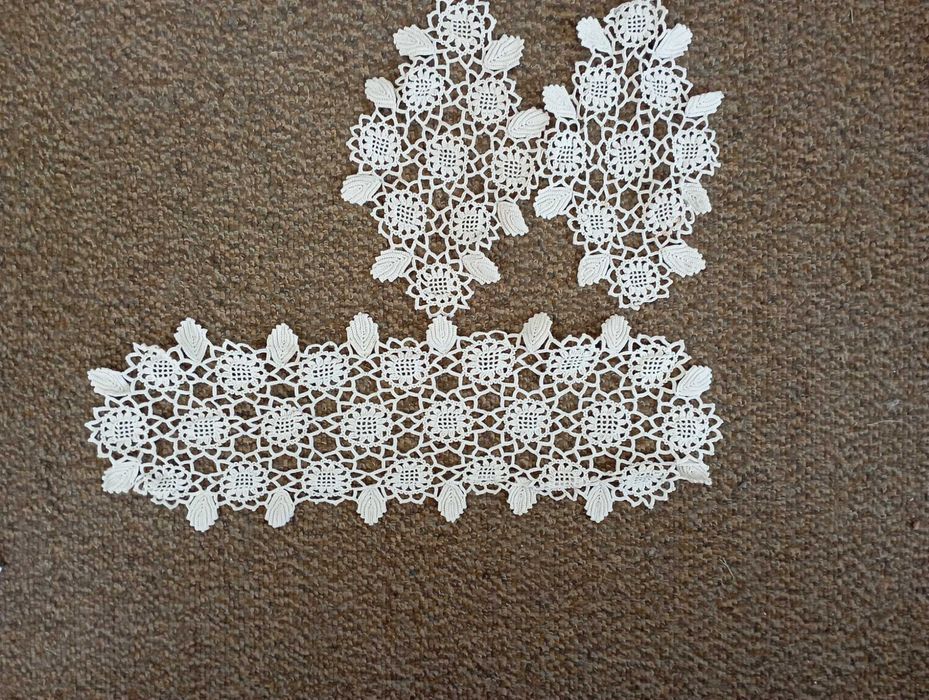 Ръчно плетени покривки на една кука