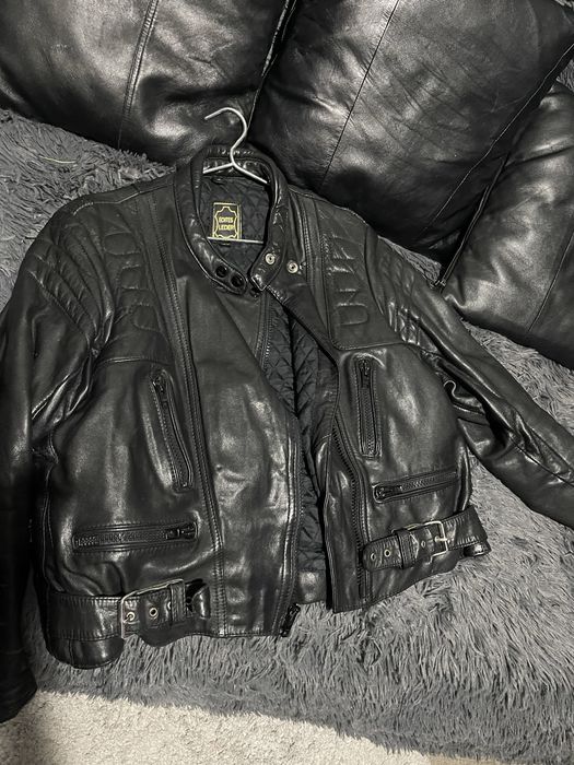 2 geci rock motor piele naturala