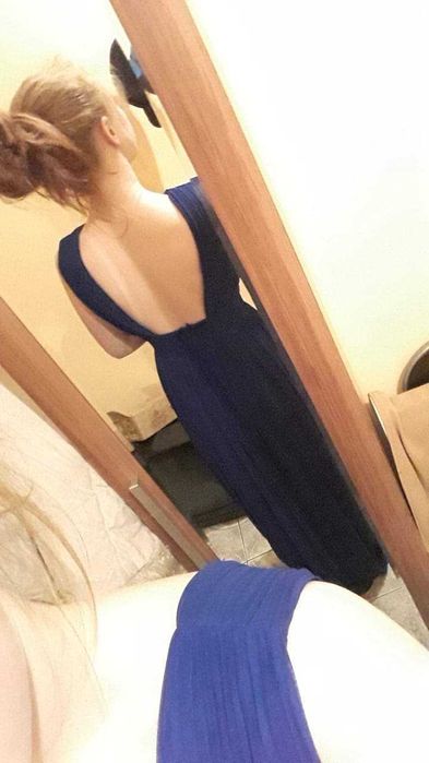 Rochie Albastră Elegantă