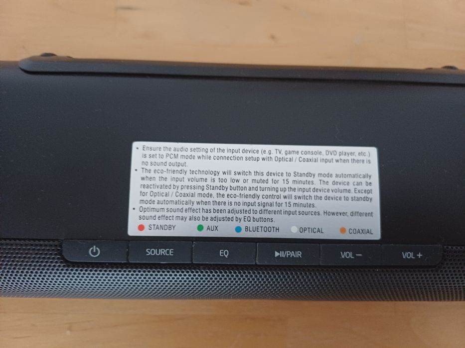 Soundbar JVC și boxa Platinet