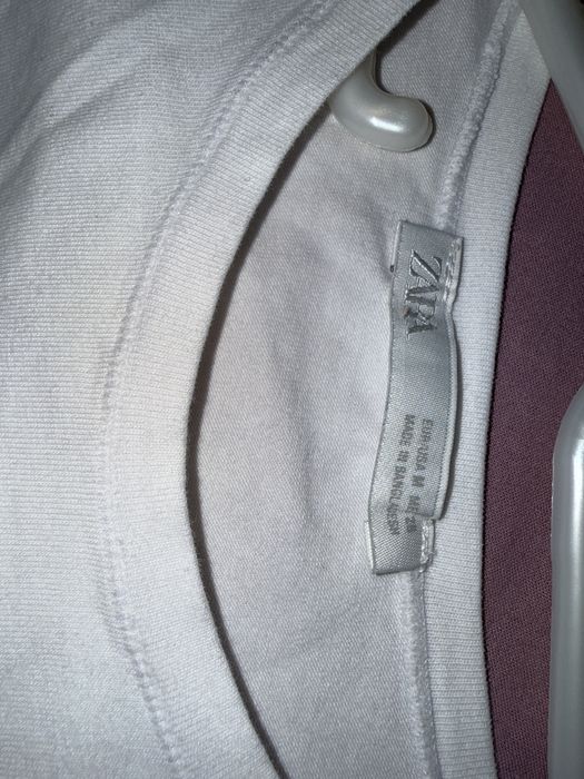 Бяла ZARA блуза