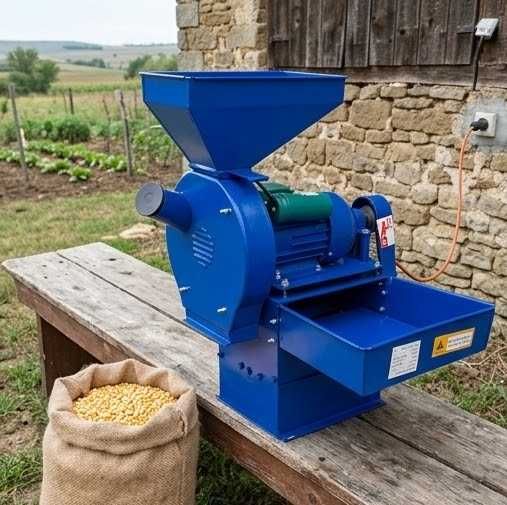 Batoza + Moara Uruitor Ciocanele Porumb Macinat Cereale 150-500kg Motor 2.5kW 3in1 Livrare Gratuita